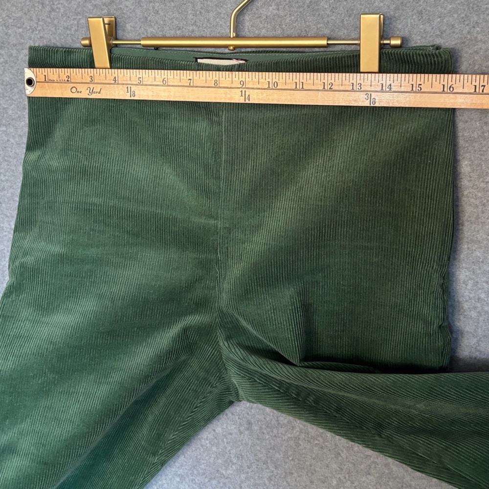 Tuckernuck Ashford High-Waisted Kick
Ankle Corduroy Pants L Green - Picture 7 of 12